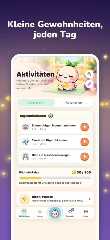Kleine Gewohnheiten, jeden Tag