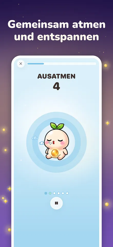 Gemeinsam atmen und entspannen