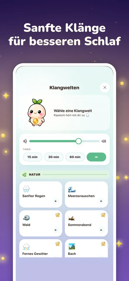 Sanfte Klänge für besseren Schlaf