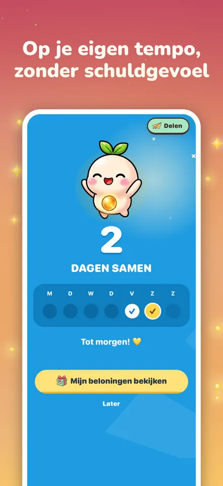 Op je eigen tempo, zonder schuldgevoel