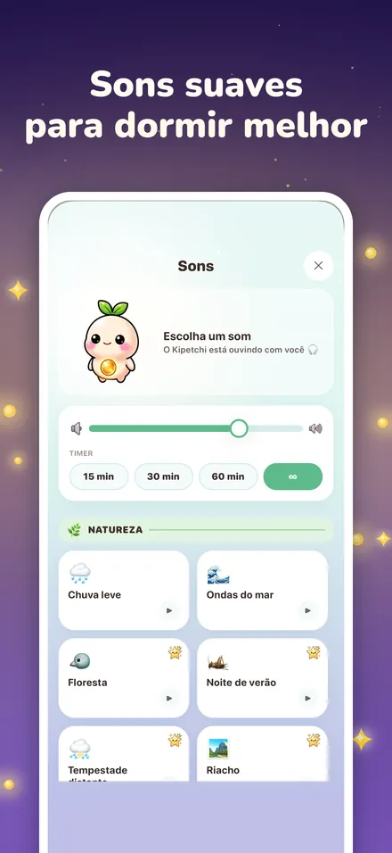 Sons suaves para dormir melhor