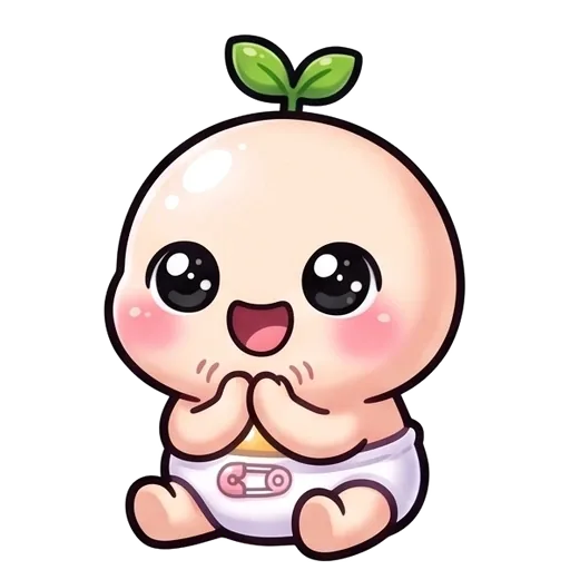 Baby-Kipetchi klatscht in die Hände